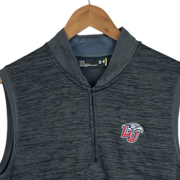 B21 Men’s Under Armour Loose Fit Liberty Univ Sleeveless Performance Jacket L - Picture 2 of 4